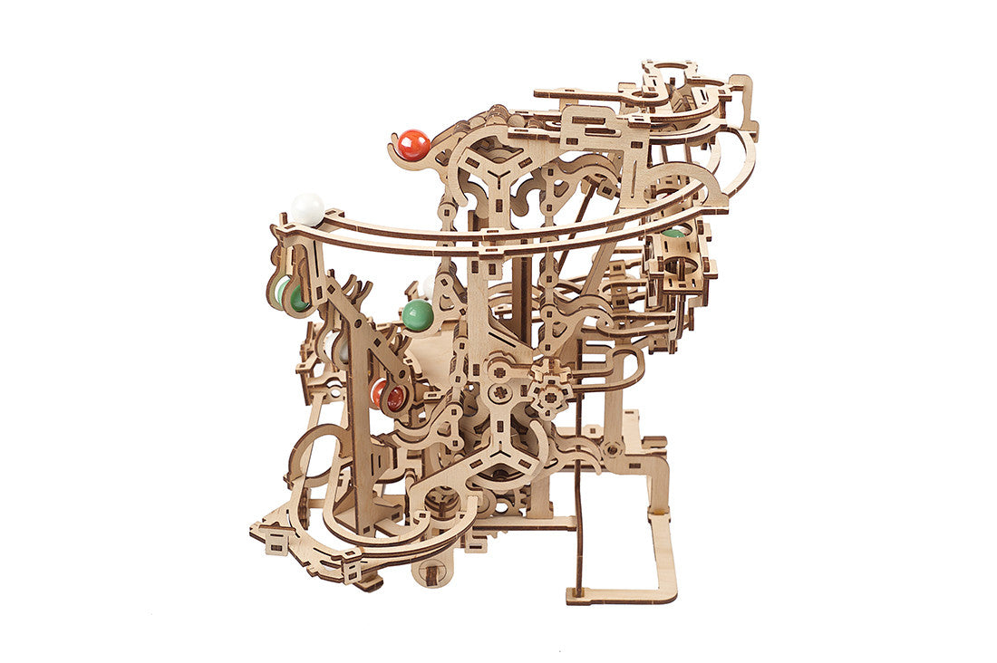 Ugears Marble Run Chain Hoist model kit - 400 Pieces