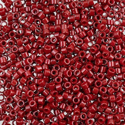 Delica 11/0 RD Cranberry Red Dyed 10g Bag