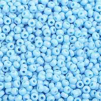Czech Seed Beads 10/0 Opaque Light Blue 500g
