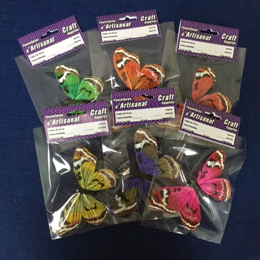 Feather Butterflies - Bag Of 1 Piece