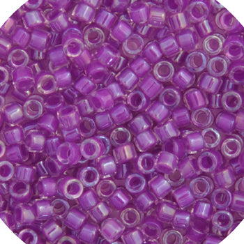 Delica 11/0 RD Lilac AB Lined-Dyed 10g Bag