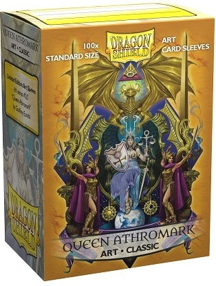 DRAGON SHIELD SLEEVES COA QUEEN ATHROMARK 100CT