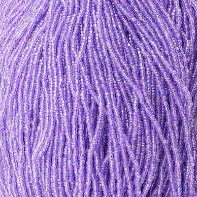 Czech Seed Bead 10/0 Transparent Mauve Rainbow Strung