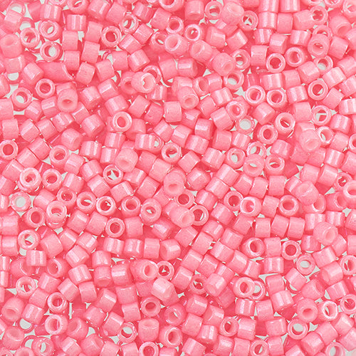 Delica 11/0 RD Pink Carnation Opaque Dyed 10g Bag