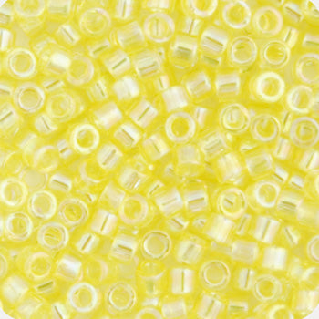 Delica 11/0 RD Yellow Transparent AB 10g Bag