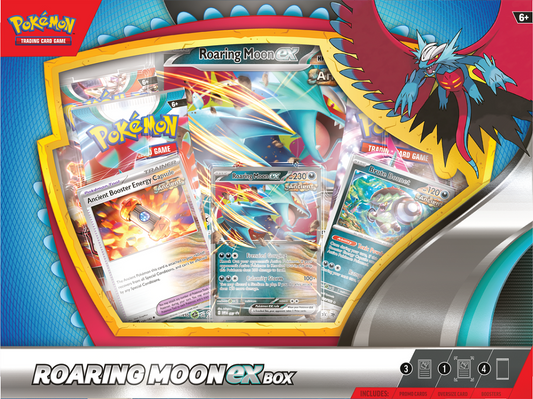 POKEMON ROARING MOON/IRON VALIANT EX BOX (6)