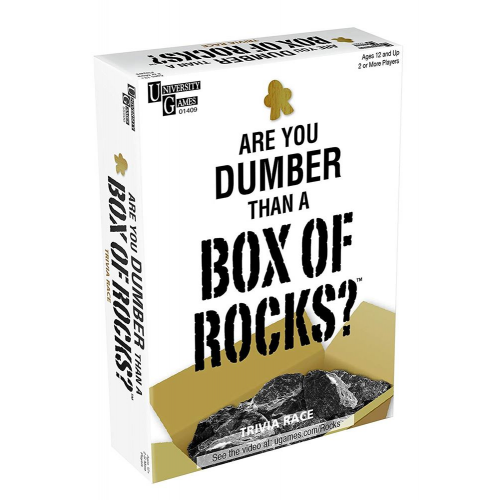 ARE YOU DUMBER than a BOX of ROCKS