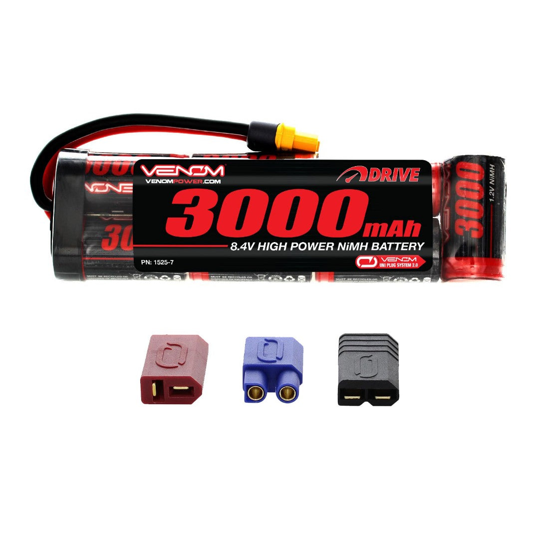 3000Mah 8.4V Nimh Battery Flat Pack Universal Plug