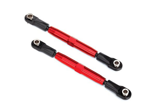 Traxxas Camber Links, Rear (Tubes Red-Anodized, 7075-T6 Aluminum, Stronger Than Titanium) (73Mm) (2)/ Rod Ends, Rear (4)/ Rod Ends, Front (4)/ Aluminum Wrench (1)