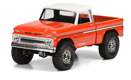 Pro Line 1966 Chevrolet C-10 Clear Body (Cab Only) For Scx10 Trail Honcho 12.3 (313Mm) Wheelbase