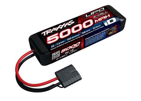 Traxxas 5000Mah 2S 7.4V 25C Lipo Id Connector Soft Case 137X24X43Mm