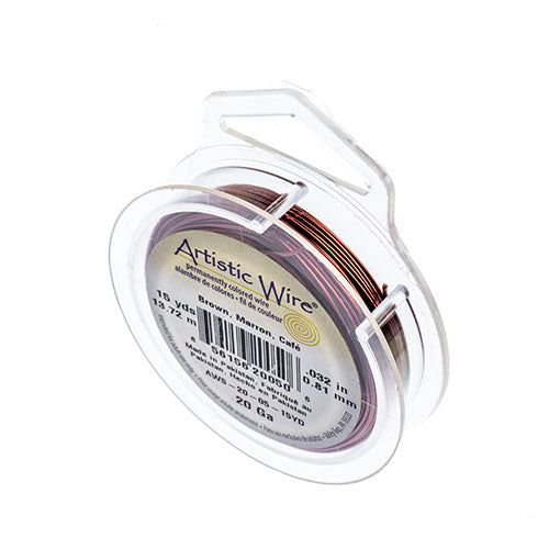 Art Wire 20ga Lead/Nickel Safe Brown