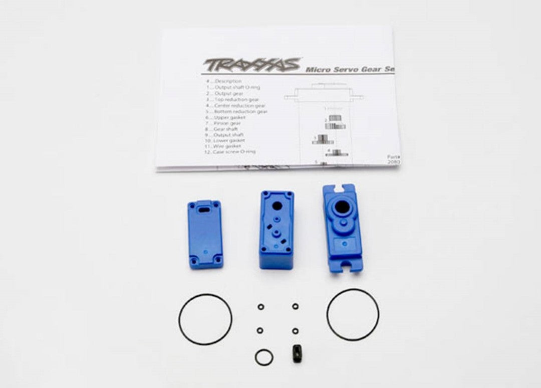 Servo Case/Gaskets For Tra2080 Micro Waterproof Servo