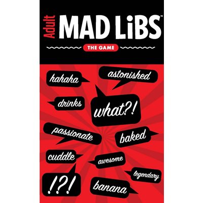 Adult Mad Libs The Game
