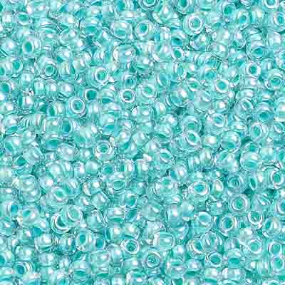 Czech Seed Bead 10/0 C/L Turquoise Strung