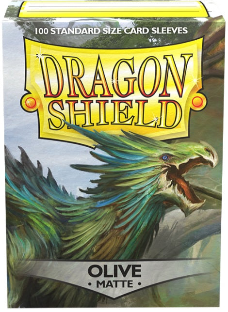 DRAGON SHIELD SLEEVES MATTE OLIVE 100CT (10/50)