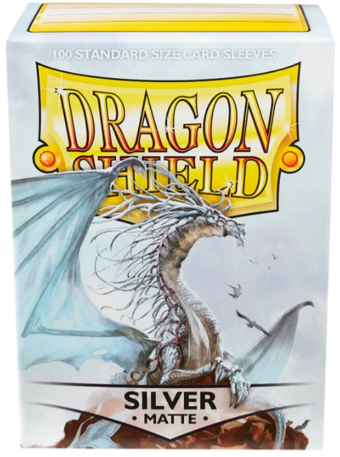 DRAGON SHIELD SLEEVES MATTE SILVER 100CT (10/50)