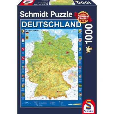 Puzzle: 1000 Map of Germany