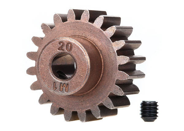 Steel Mod 1.0 Pinion Gear W/5Mm Bore (20T) (Compatible With Steel Spur Gears)