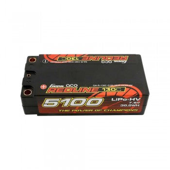 Ace - 291 - 5000Mah 2S1P 7.4V 100C Lipo 4.0Mm Bullets Hard Case Racing Series 138X47X25Mm