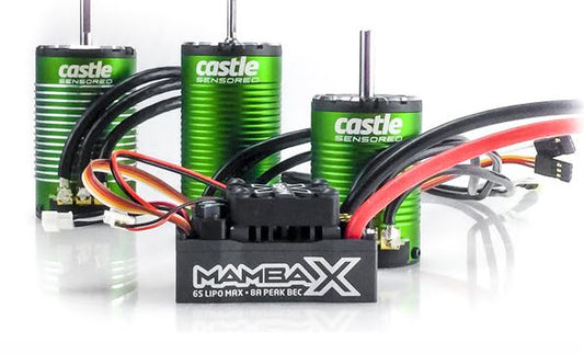 Castle Creations Mamba X, Sensored, 25.2V WP ESC,and 1406-5700KV Combo
