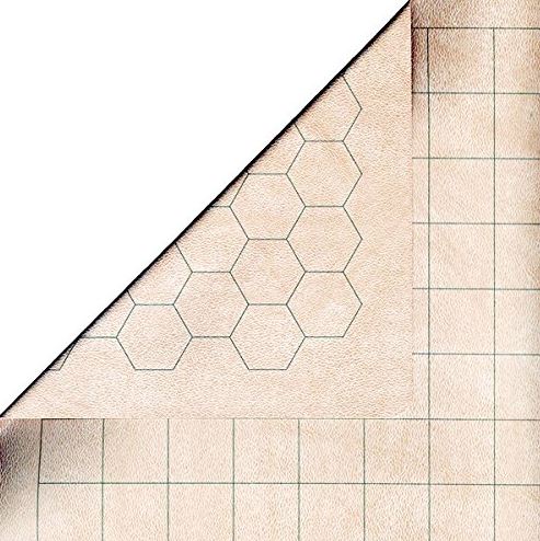 BATTLEMAT 1" RVRSBLE SQUARE/HEX 26"x 23½"(66x60cm)