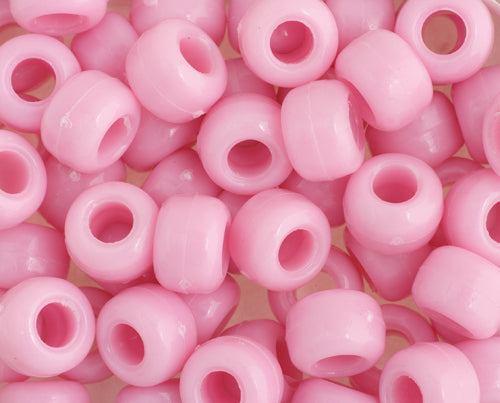 Crowbeads Opaque 9Mm Pink