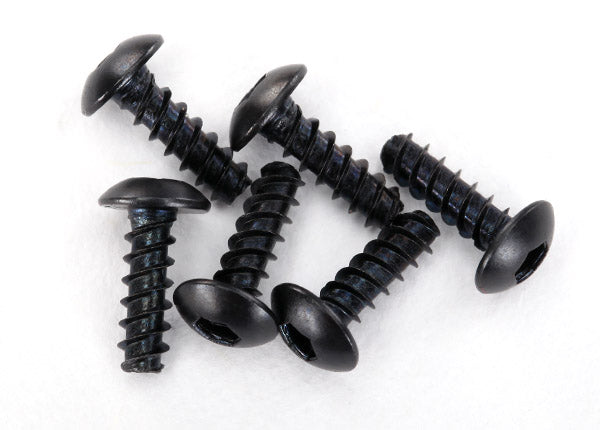 Screws, 2.6X8Mm Button-Head, Self-Tapping (Hex Drive) (6)