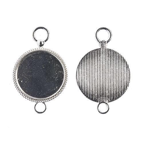 Must Have Findings - Round Pendant Frame Fob Style