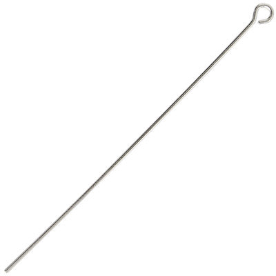 SS.925 EYE PIN .025X2in 22g 2.6MM EYE O/D  APPROX