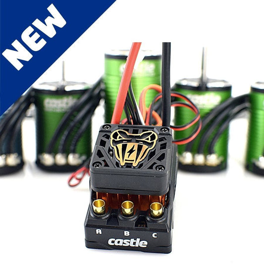 Castle Creations Copperhead 10 Sensored ESC Basher Edition w/ 1406-5700KV Sensored Motor