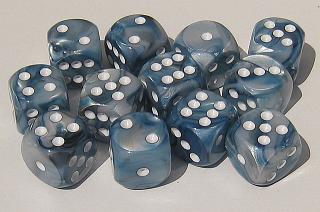 LUSTROUS 12D6 SLATE/ WHITE 16MM